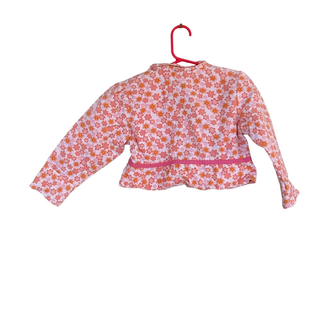 00s Y2K Dora The Explorer 4T Pink Floral Jacket Blazer Button Up Kid Core Rero - Picture 10 of 10